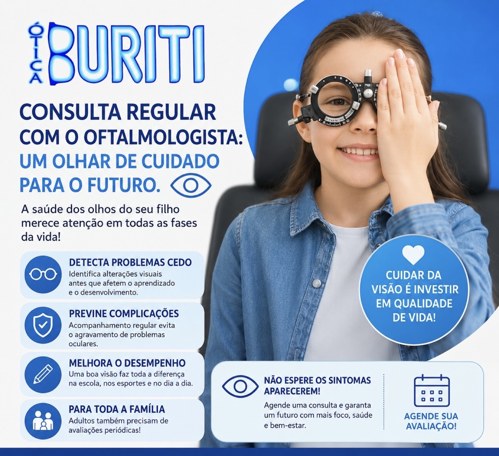 Cuidado com a visão da família