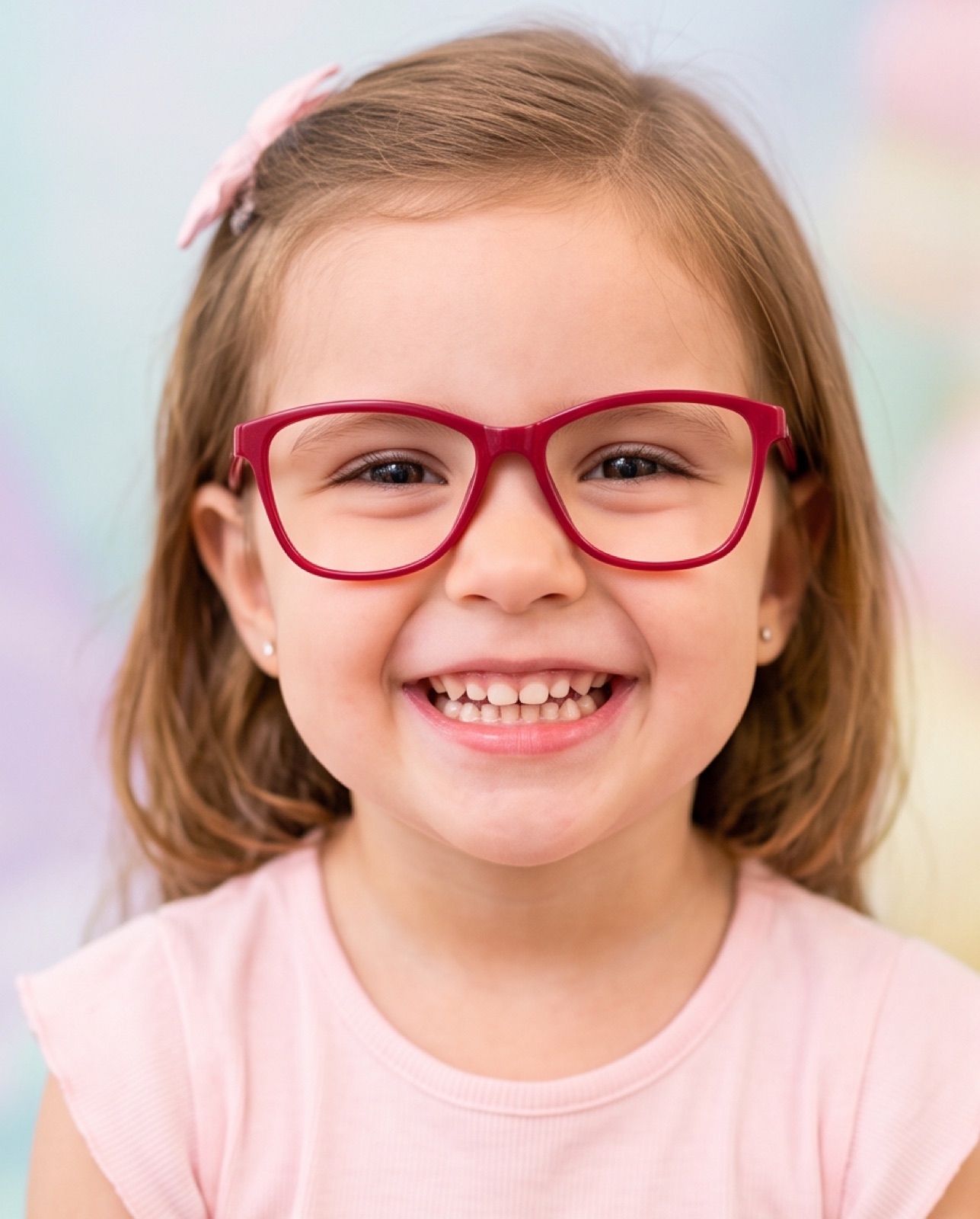 Óculos infantil vermelho