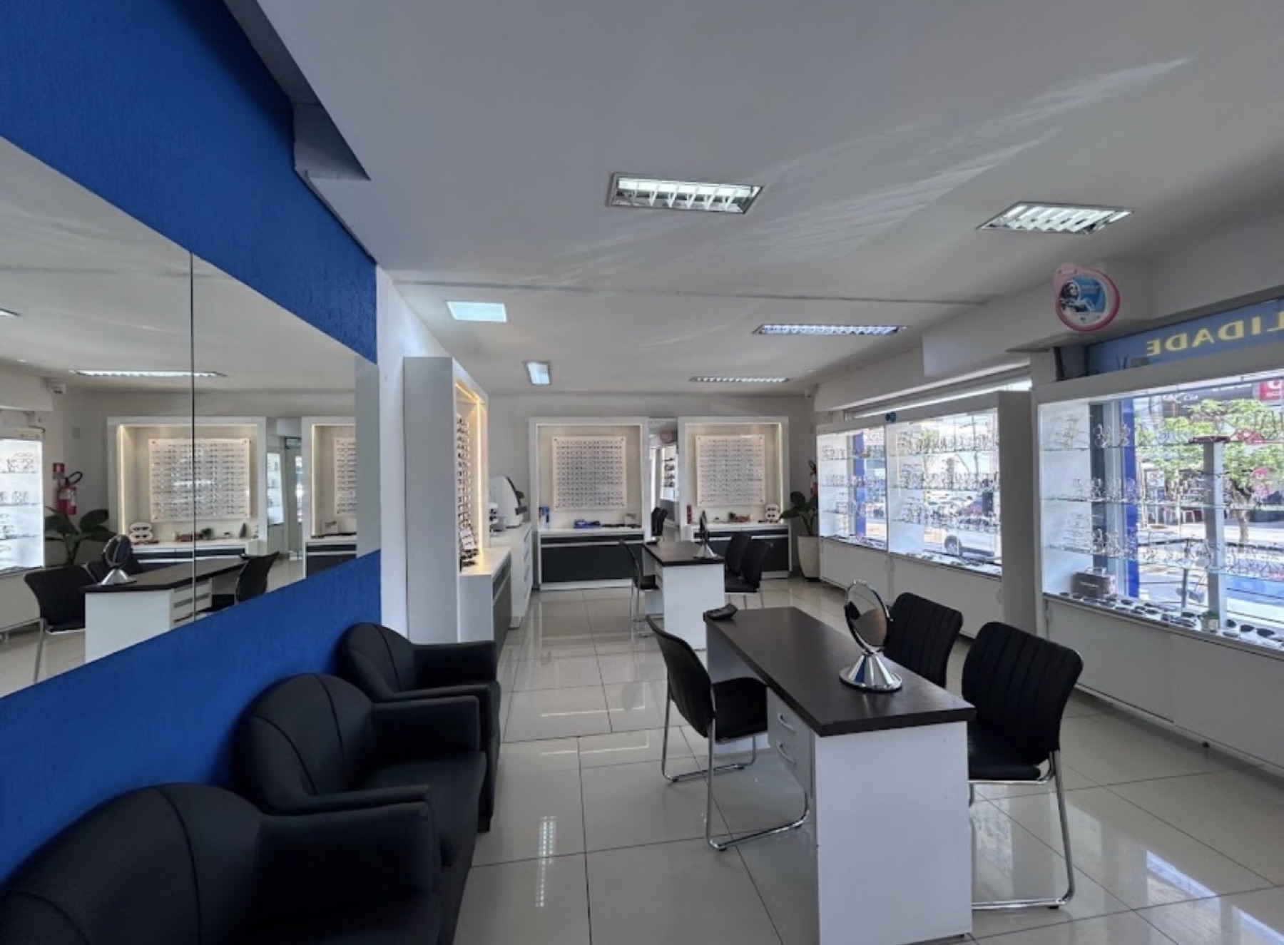Espaço interno amplo e organizado